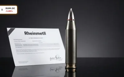 Rheinmetall Prognose -5,9%: Crash-Warnung nach JPMorgan-Abstufung