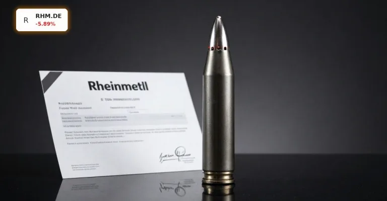 Rheinmetall Prognose -5,9%: Crash-Warnung nach JPMorgan-Abstufung