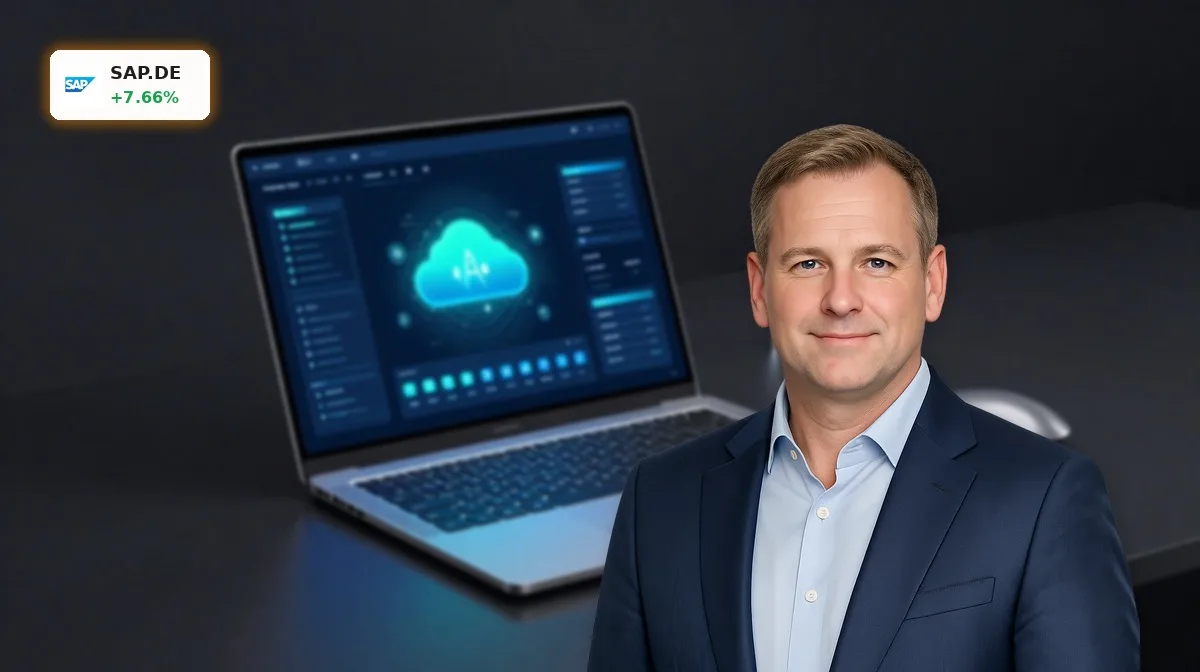 SAP Software Comeback: +7,7% Rallye mit KI-Boom und BlackRock-Fantasie