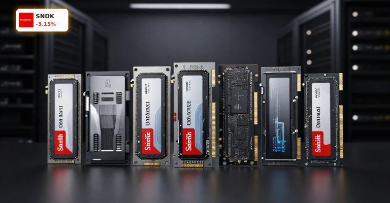 SanDisk Quartal -3,2%: KI-Boom, Nervosität und Bewertungs-Warnung
