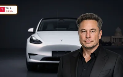 Tesla China-Delegation -3,2%: Trump-Reise, FSD-Hoffnung und Grünheide-Pläne