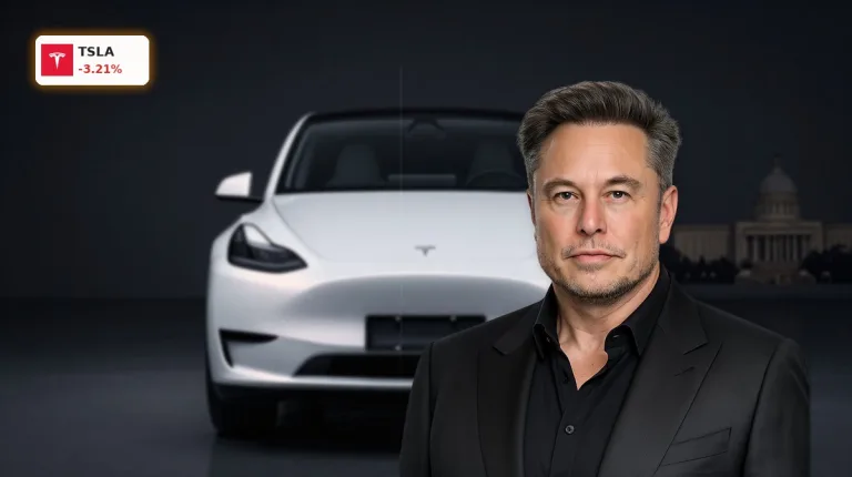 Tesla China-Delegation -3,2%: Trump-Reise, FSD-Hoffnung und Grünheide-Pläne