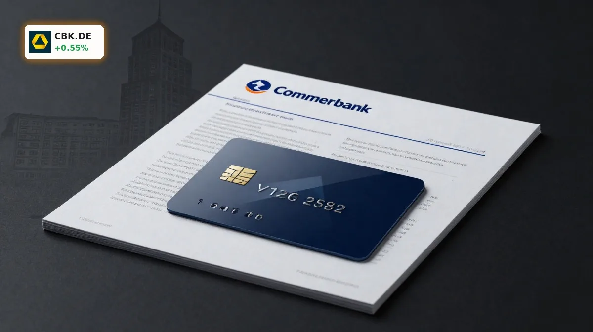 Commerzbank Übernahme: Bundesregierung weist UniCredit klar zurück 3 Commerzbank Uebernahme im Fokus: Bankkarte und Finanzunterlagen als Symbol fuer Eigenstaendigkeit