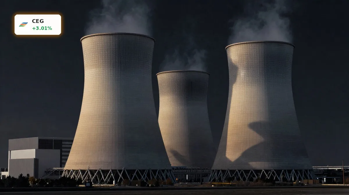 Constellation Energy Analystenstart mit 3% Chance 4 Constellation Energy Analystenstart: Nuklearanlage als Symbol für Strategie, Cashflow und Stromversorgung
