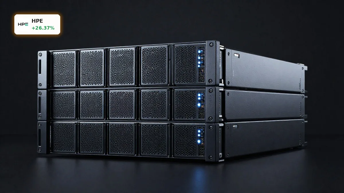 Hewlett Packard Enterprise Quartal profitiert von KI-Server-Boom und stark wachsendem Rechenzentrums-Geschäft