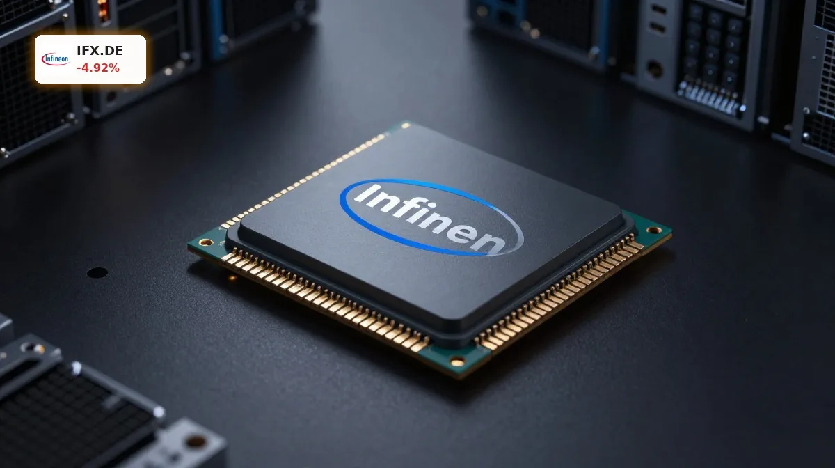 Infineon KI-Prognose mit Halbleiterchip für KI-Server und Rechenzentren im Fokus