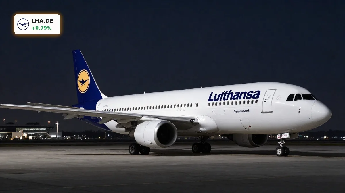 Lufthansa Kurzstrecke mit Passagierjet am Drehkreuz als Symbol für Kapazitätsabbau und Netzoptimierung