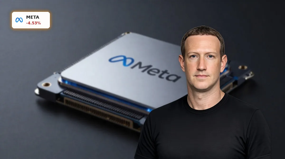 Meta KI-Umbau Crash: Zuckerberg räumt Fehler ein und Aktie fällt 4 Meta KI-Umbau mit KI-Servern und Custom-Silicon als Symbol für Milliardeninvestitionen in Rechenzentren