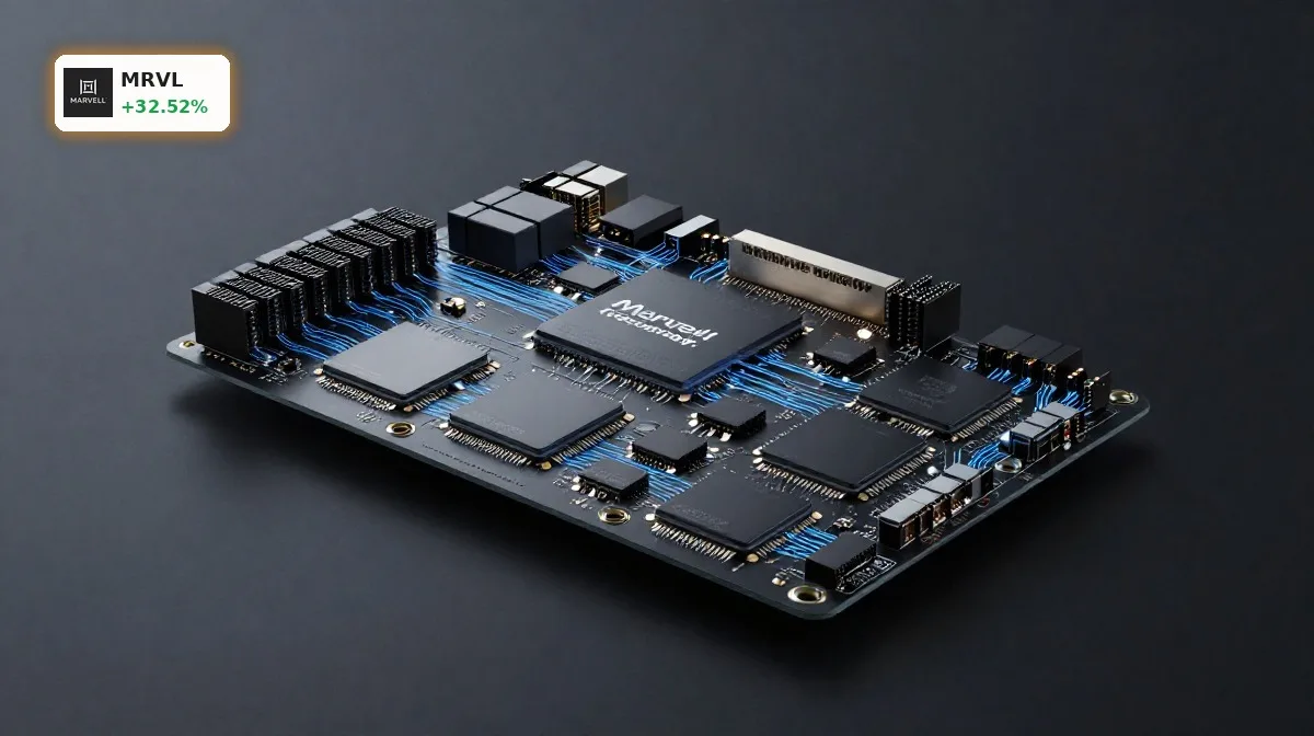 Marvell Technology KI-Infrastruktur +32,5%: NVIDIA-Deal entfacht Rekord-Rallye