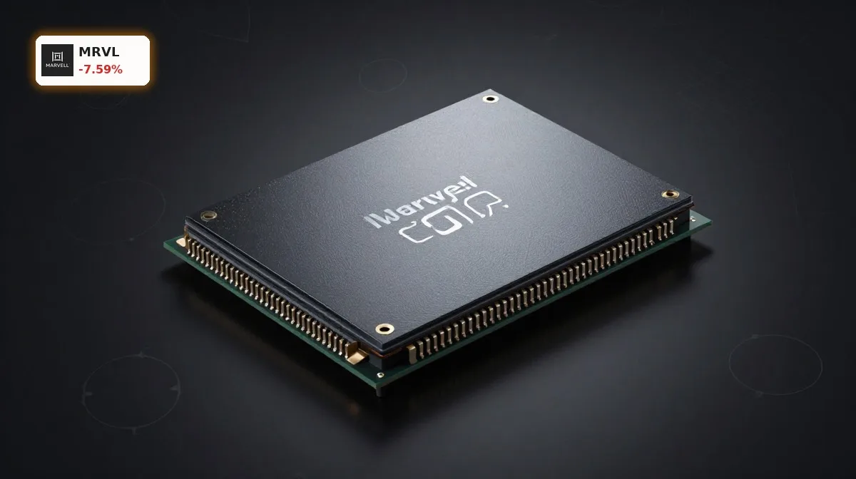 Marvell Technology KI-Chip Teralynx T100 als ultra-realistischer Switch-Chip fuer KI-Infrastruktur im Studio