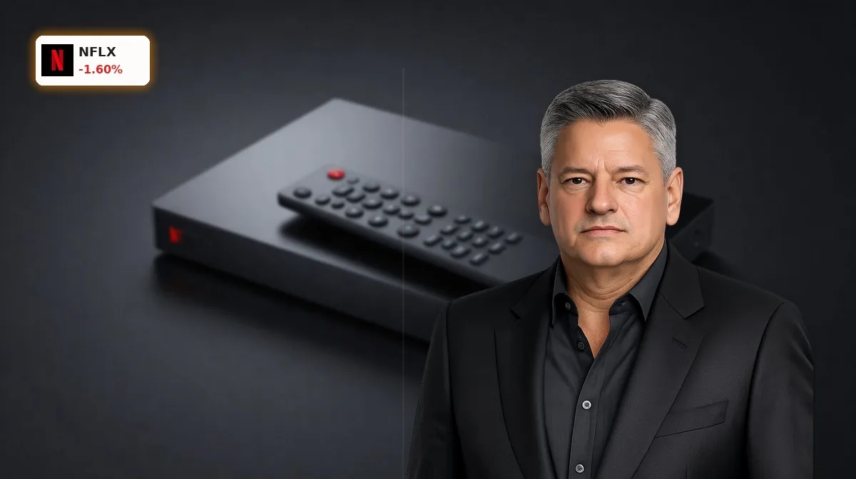 Netflix Merger Crash: 25-Milliarden-Buyback rückt in den Fokus 5 Netflix Merger Fokus auf Streaming-Gerät und Fernbedienung als Symbol für Buyback statt Warner-Deal