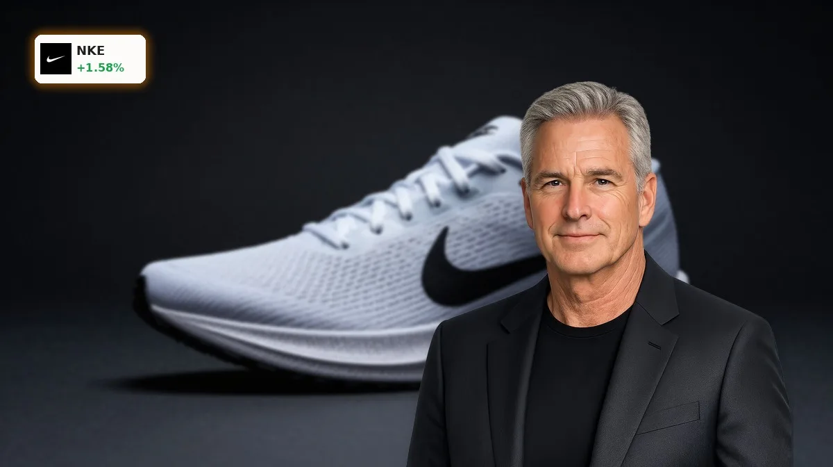 Nike Quartalszahlen: Warnung trotz 1,6% Kursplus nach starkem Quartal 4 Nike Quartalszahlen: Premium-Laufschuh von Nike vor dunklem Hintergrund als Symbol für Produktfokus und Ausblick