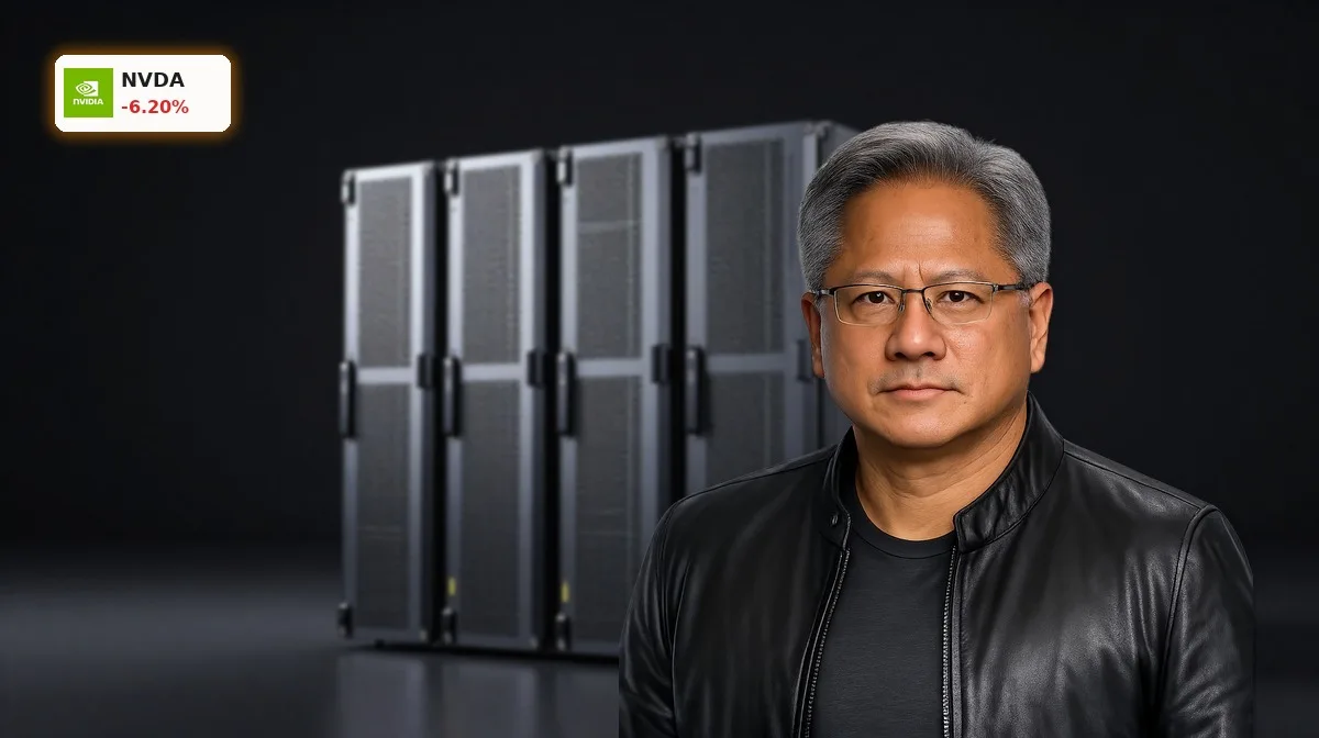 NVIDIA Vera Rubin AI-Rack-Plattform mit HBM4-Infrastruktur in dunkler Premium-Inszenierung