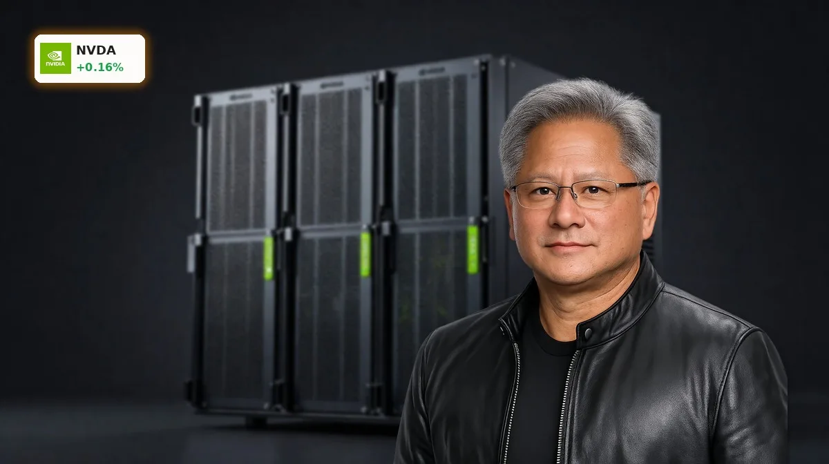 NVIDIA Infrastruktur: Boom ohne Kurs-Explosion trotz Mega-News 1 NVIDIA Infrastruktur mit AI-Servern, GPU-Racks und Rechenzentrums-Hardware für globale Cloud- und Energieprojekte