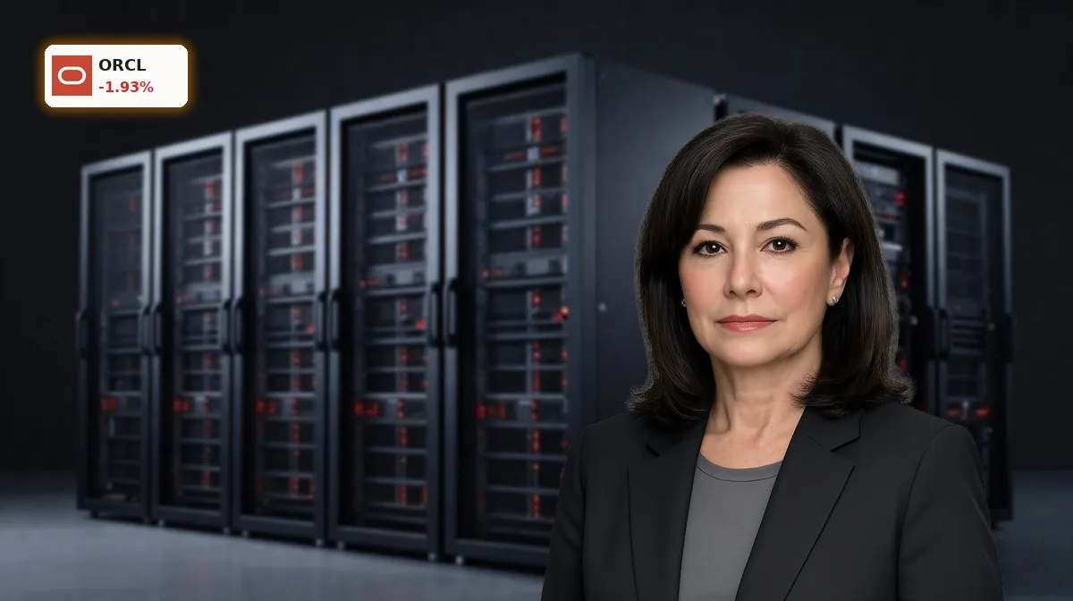 Oracle KI-Infrastruktur: -1,9% Warnung nach Rallye und Cloud-Boom 6 Hochmoderne Rechenzentrumsserver als Symbol für Oracle KI-Infrastruktur und kapitalintensiven Ausbau