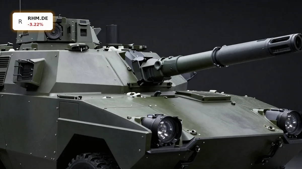 Rheinmetall Prognose im Fokus: hochwertiges Rüstungsprodukt als Symbol für Margen und DAX-Potenzial