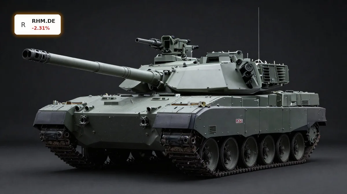 Rheinmetall MGCS Warnung: Projekt wackelt in Paris 7 Rheinmetall MGCS Zukunftspanzer als detailreiche Produktaufnahme vor dunklem Hintergrund