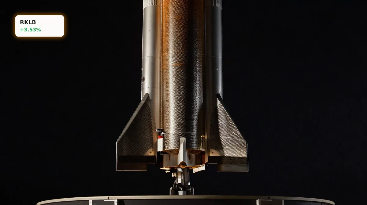 Rocket Lab Nasdaq-100: 3,5% Rallye, neues Kursziel und Defense-Boom 7 Rocket Lab Nasdaq-100 mit Electron-Rakete als Symbol für Indexaufnahme, Rallye und steigendes Kursziel