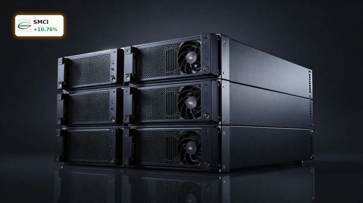 Super Micro Computer Finanzierung: Boom nach 7-Mrd.-Deal 3 Super Micro Computer Finanzierung mit AI-Server-Hardware als Symbol für Produktionsausbau und neue Kapitalstärke