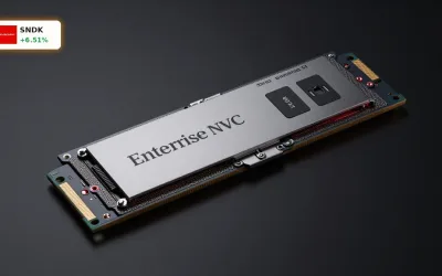 SanDisk Rekord +6,5%: KI-Speicherhunger treibt Rallye