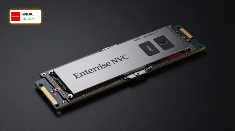 SanDisk Rekord +6,5%: KI-Speicherhunger treibt Rallye
