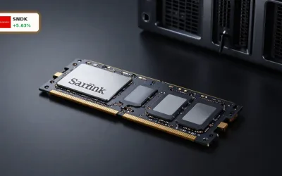 SanDisk KI-Speicherboom: 5.6% Rallye trotz Warnung