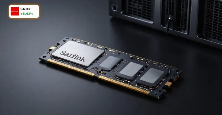 SanDisk KI-Speicherboom: 5.6% Rallye trotz Warnung
