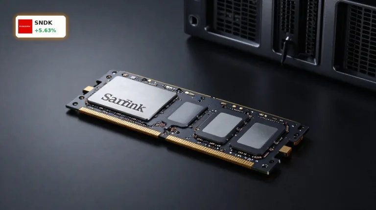 SanDisk KI-Speicherboom: 5.6% Rallye trotz Warnung