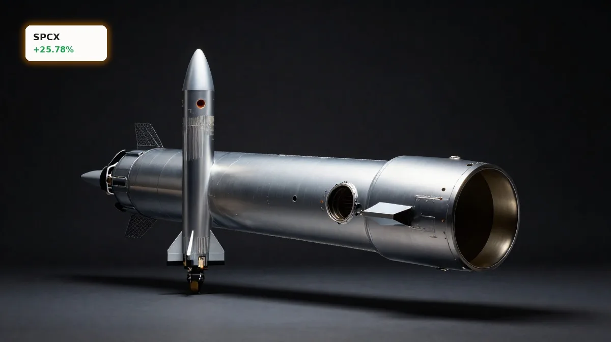 SpaceX Börsengang +25.8%: Rekord-Boom schockt Anleger 5 SpaceX Boersengang mit Starship-Rakete und Starlink-Hardware als Symbol fuer Raumfahrt- und Dateninfrastruktur