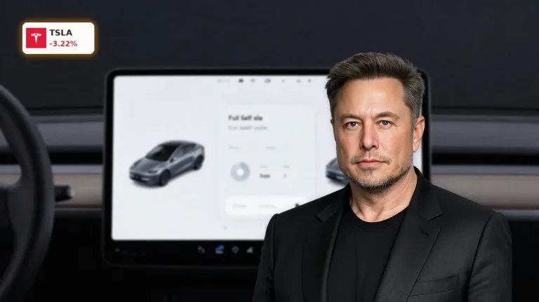 Tesla FSD Daenemark: Schock trotz Kursrutsch von 3.2%