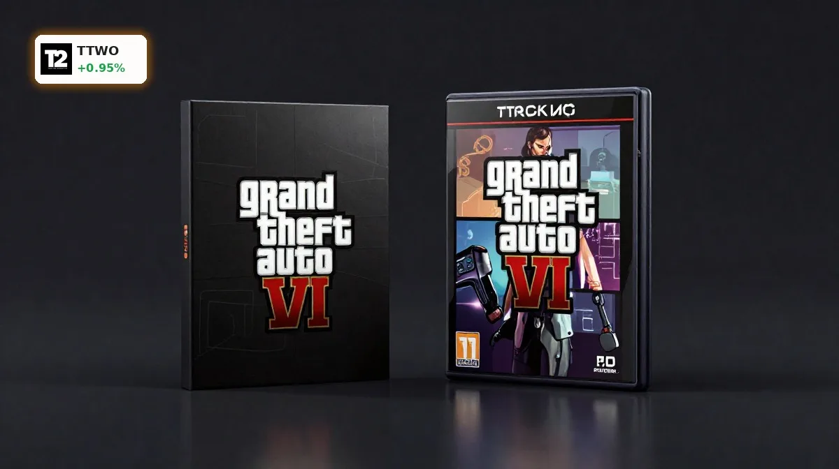 Take-Two GTA VI mit edler Spielverpackung im Studio-Licht als Symbol für Vorverkauf, Premium-Preis und hohe Erwartungen