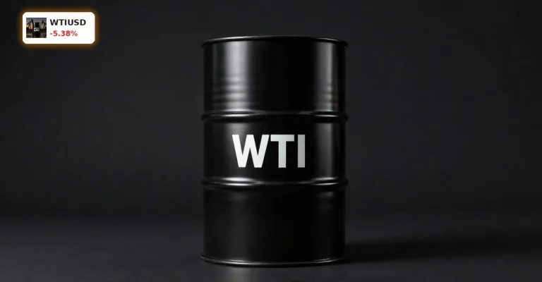 WTI Crude Hormus Crash: Ölpreis fällt auf $76,35