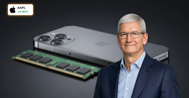 Apple Speicherstrategie: 4,8% Rallye trotz DRAM-Schock