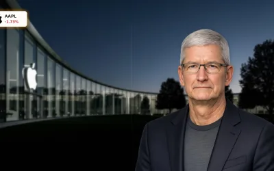 Apple Quartalszahlen: Aktie verliert 1,7% vor Cook-Abschied