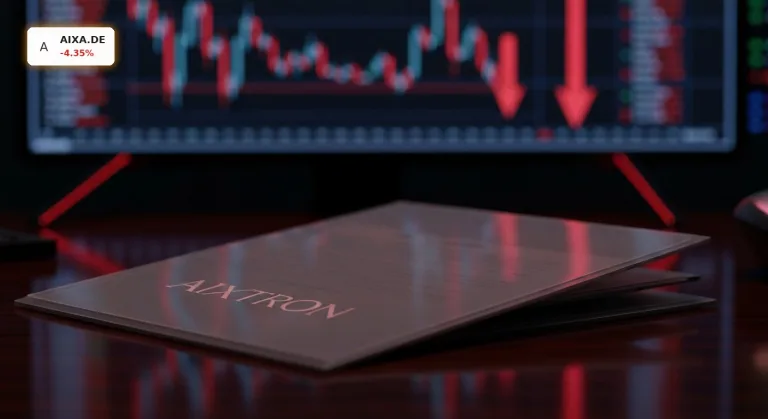 Aixtron Stimmrechtsmitteilung: Aktie bricht nach News um 4% ein
