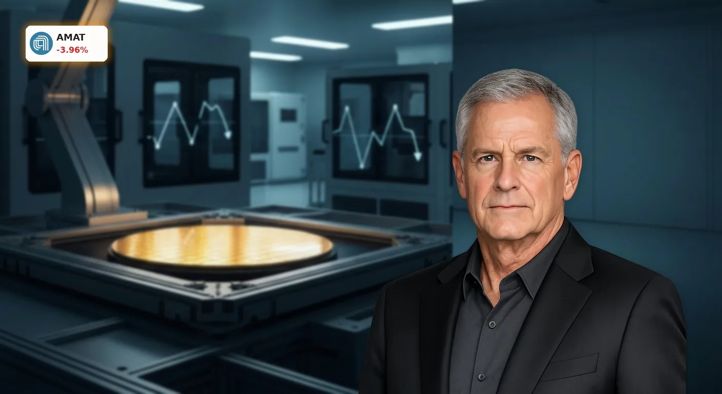 Düstere Halbleiter-Produktion symbolisiert das Risiko für die Aktie beim Applied Materials Short.