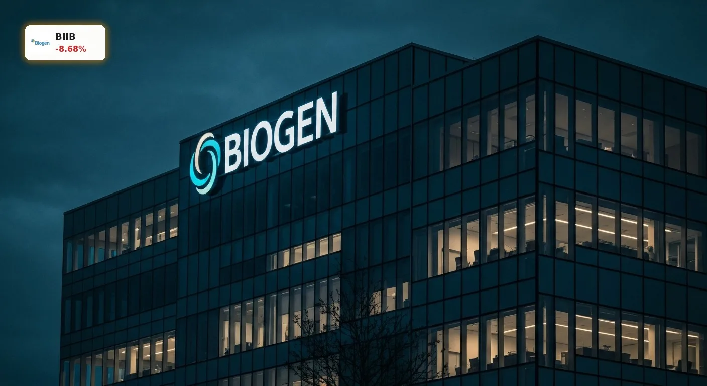 Biogen Alzheimer Hauptquartier des Biotech-Konzerns bei Nacht