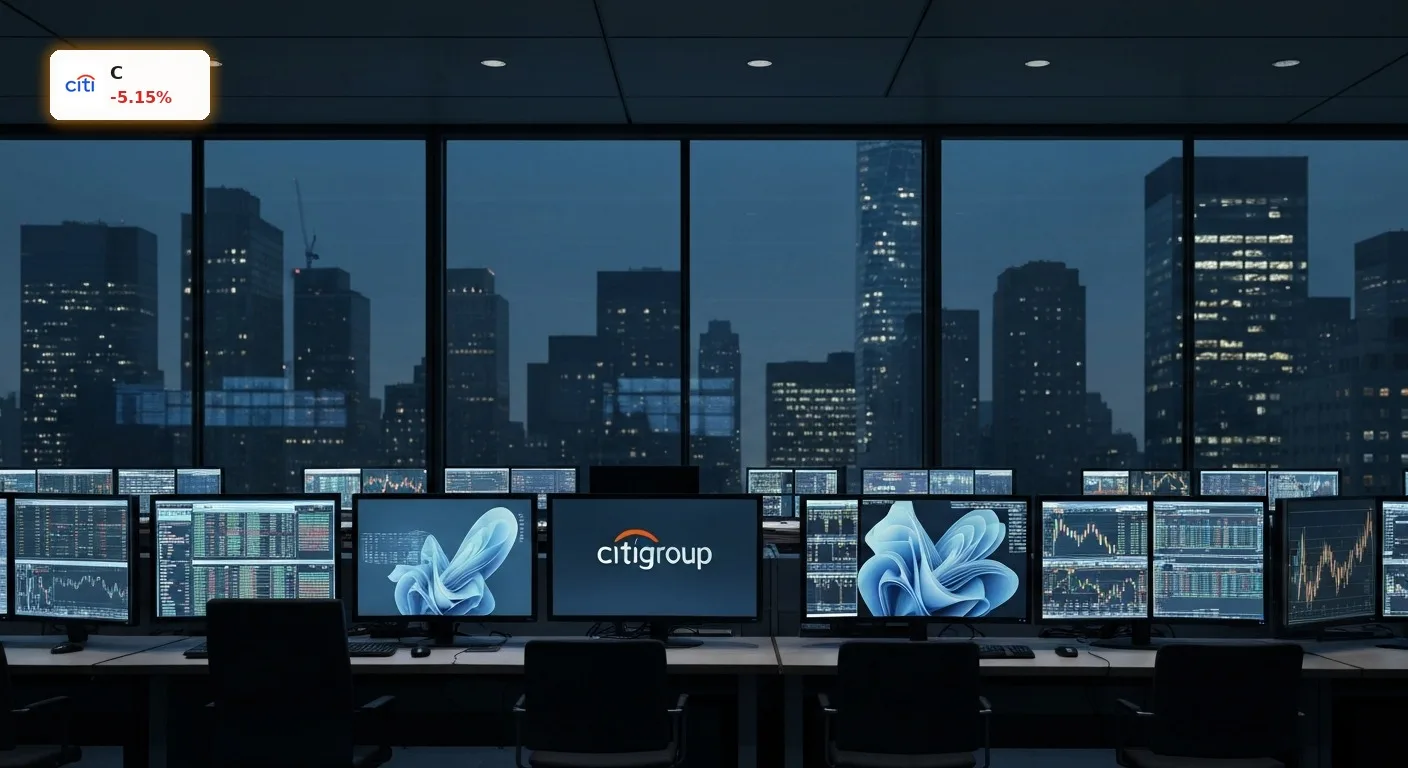 Citigroup Quartalszahlen: Aktie bricht um 5,1% ein trotz Rekordumsatz 3 Moderner Trading-Floor in New York passend zu den Citigroup Quartalszahlen.