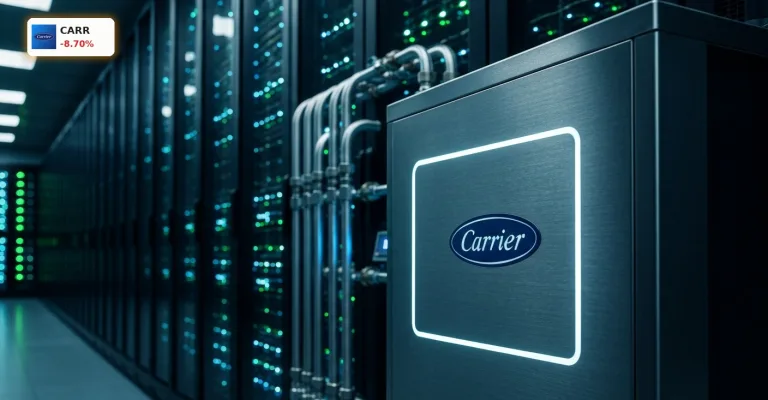 Carrier Global Quartal enttäuscht mit -8.7%: Einbruch trotz KI-Boom