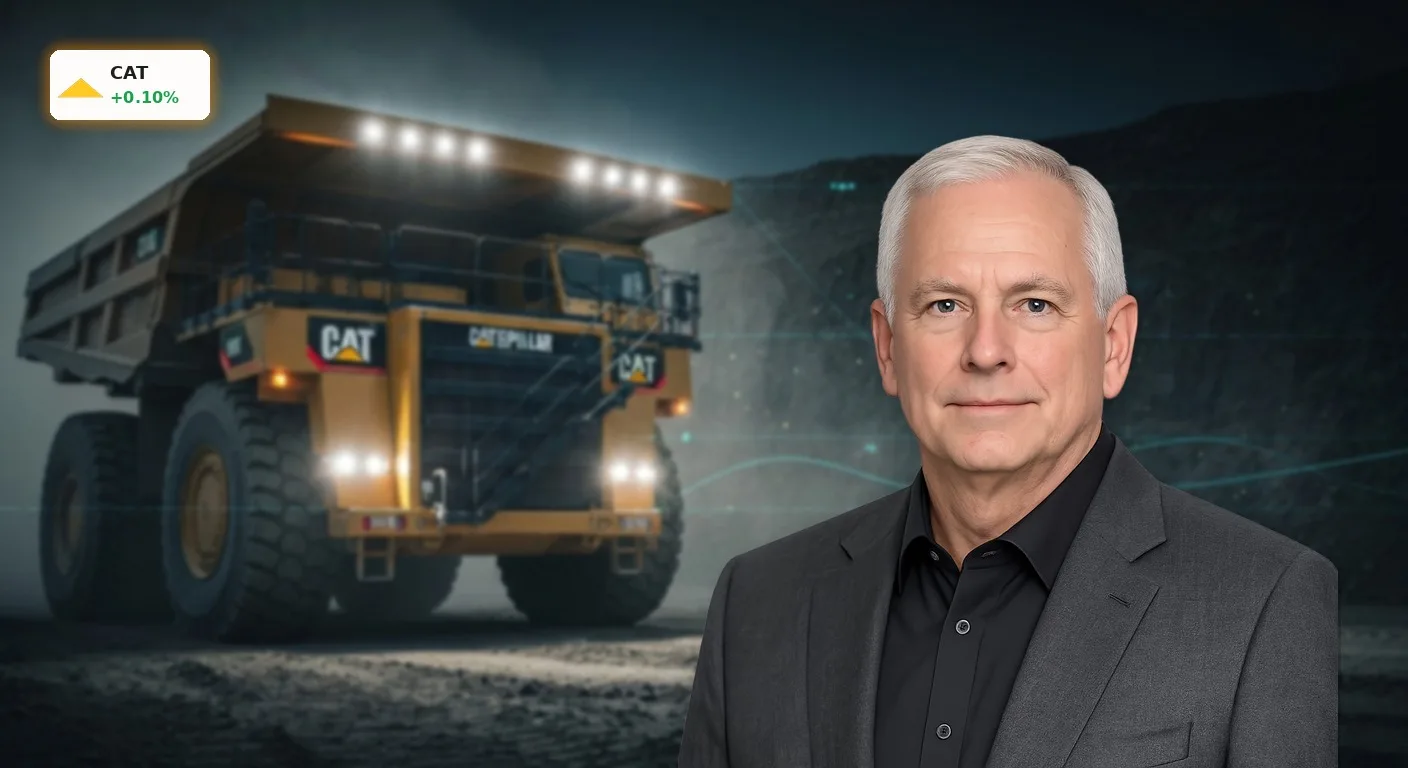 Caterpillar KI: Rekord-Aufträge vs. Short-Wette von Michael Burry 2 Ein autonomer Minen-Truck mit Caterpillar KI im nächtlichen Bergbau-Einsatz.