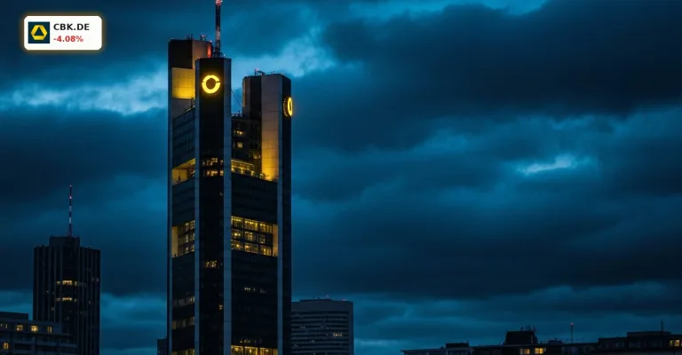 Commerzbank Übernahme: Aktie bricht nach UniCredit-News um 4% ein