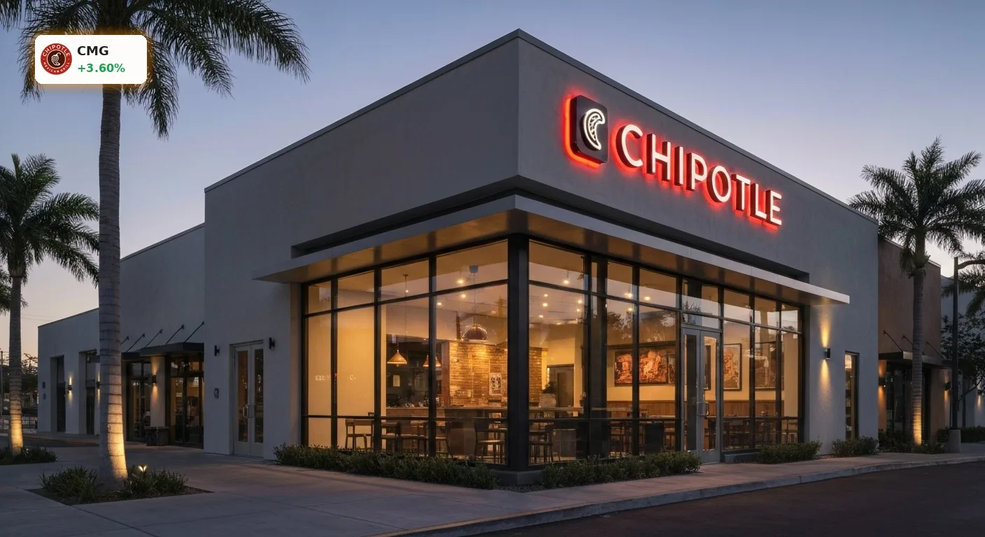 Chipotle Mexiko vor historischem Start: Aktie springt um 3,6% an