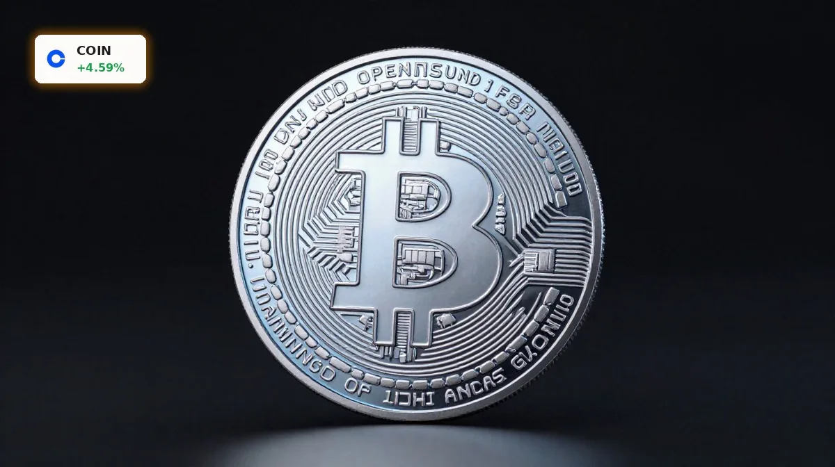 Coinbase Stablecoin OpenUSD als digitale Coin auf dunklem Hintergrund, Symbol für Base und institutionelle Krypto-Infrastruktur