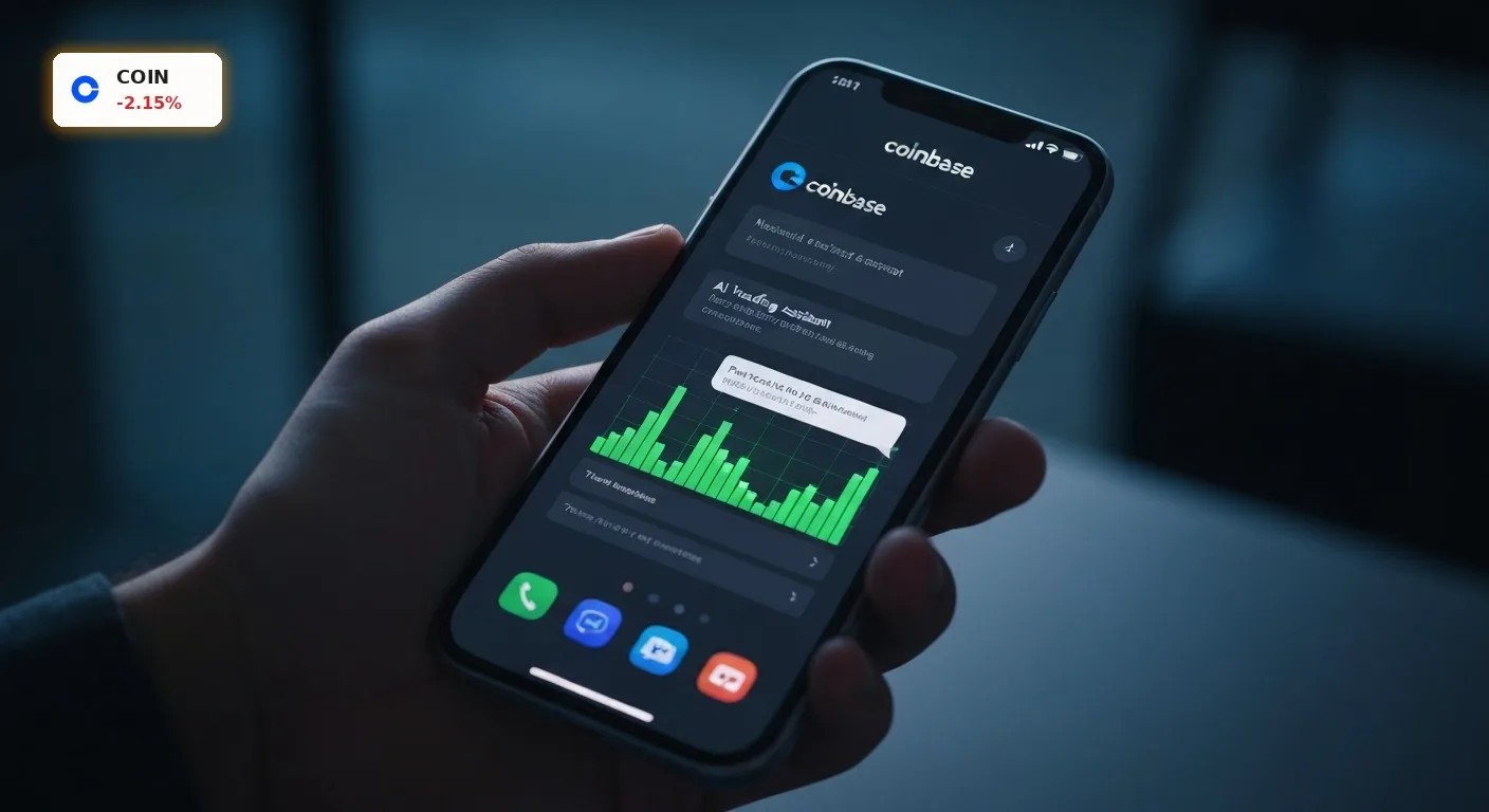 Coinbase KI bricht ein: Aktie verliert 2,2% trotz Krypto-Revolution