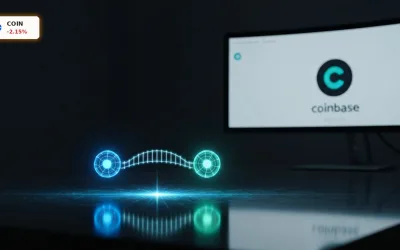 Coinbase Partnerschaft unter Druck: Aktie verliert 2,1% nach Krypto-Dämpfer