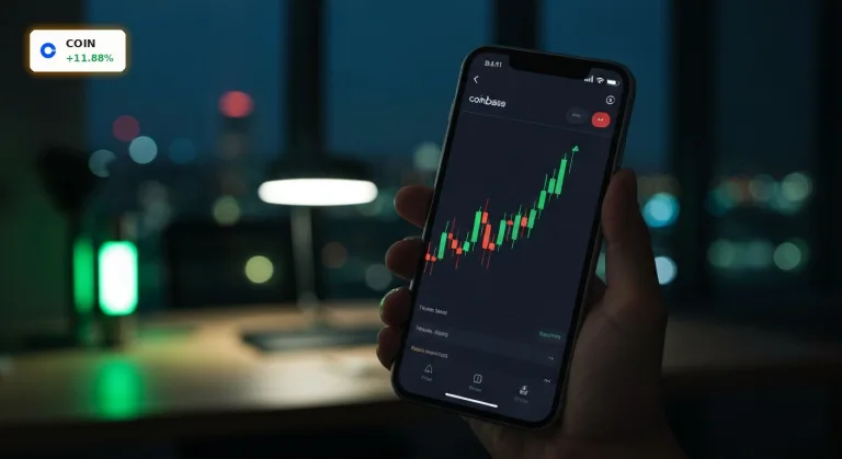Coinbase Analysten: Aktie springt um 12% trotz Prognose-Schock