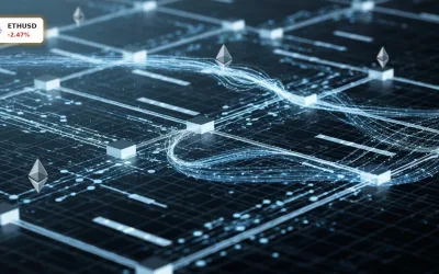 Ethereum Entwicklung: -2.5% Kursrutsch trotz Stablecoin-Dominanz