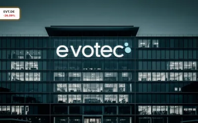 Evotec Prognose kollabiert um 26%: Gewinnwarnung schockiert Anleger