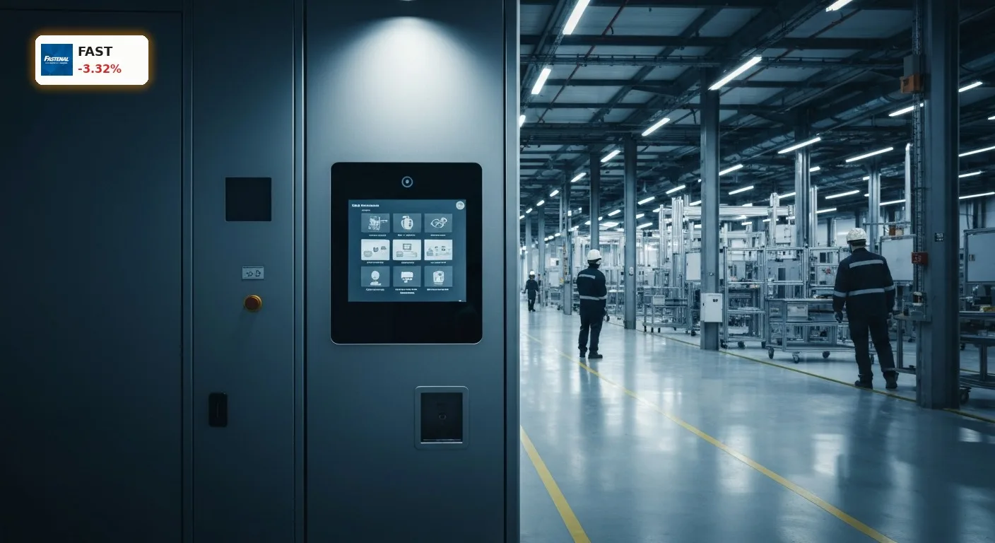 Fastenal Quartalszahlen: Aktie verliert 3,3% trotz starkem Umsatz 2 Moderne Industriehalle mit automatisiertem Bestandsmanagement für Fastenal Quartalszahlen