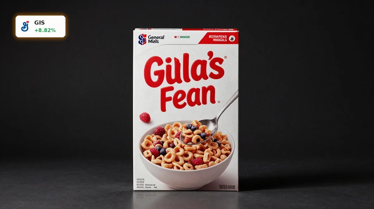 General Mills Quartal: 8.8% Rallye trotz vorsichtiger Warnung 4 General Mills Quartal mit inszenierter Cerealienverpackung als Symbol für Umsatz, Marge und Konsumgüterstrategie